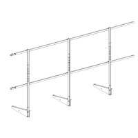 Перила к мостику кровельному ROOFsystems ELITE H-1200 3м RAL 3005