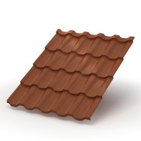 Металлочерепица МеталлПрофиль Трамонтана-S (PURETAN-20-RR750-0.5) /1 кв.м/