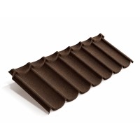 Композитная черепица Metrotile (Метротайл) MetroMistral (Айрон барк) /лист/
