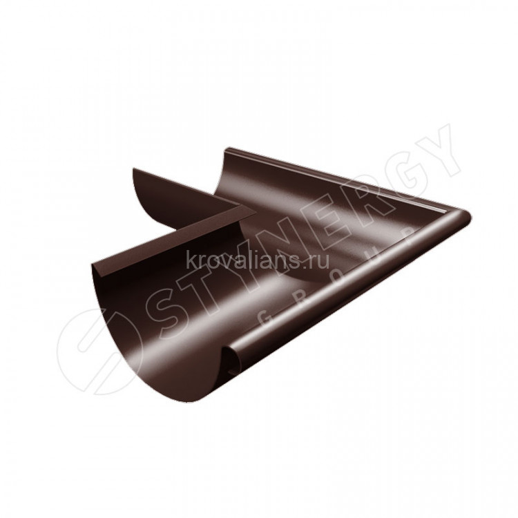 Stynergy Стандарт 125/90 Угол желоба 90° внешний RAL 8017