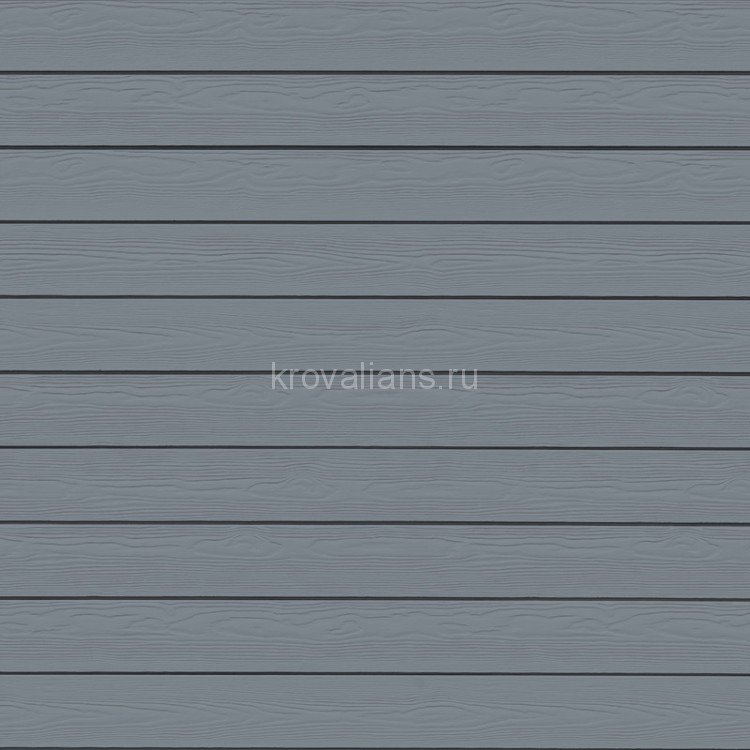Фиброцементный сайдинг Cedral (Кедрал) Wood C62 Голубой океан 3600х190х10 /1 шт/
