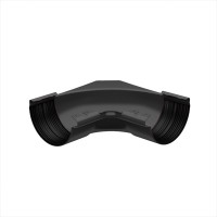 GALECO STAL 152 135/90 Угол внутренний регулированный 105-135 гр. Черный 9005 (2шт/уп)