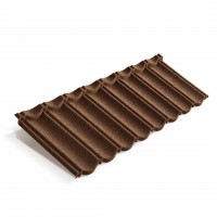 Композитная черепица Metrotile (Метротайл) MetroBond (Бургундия) /лист/