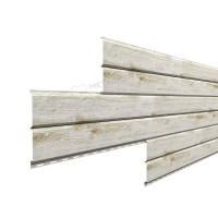 Сайдинг МеталлПрофиль Lбрус-15х240 (ECOSTEEL_MA-01-Беленый Дуб-0.5) /1 шт/