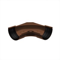 GALECO STAL 152 135/90 Угол внутренний регулированный 105-135 гр. Шоколад 8017 (2шт/уп)