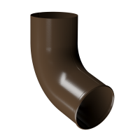 Docke STAL PREMIUM 125/90 мм Отвод трубы Каштан RAL8017 18шт/упак