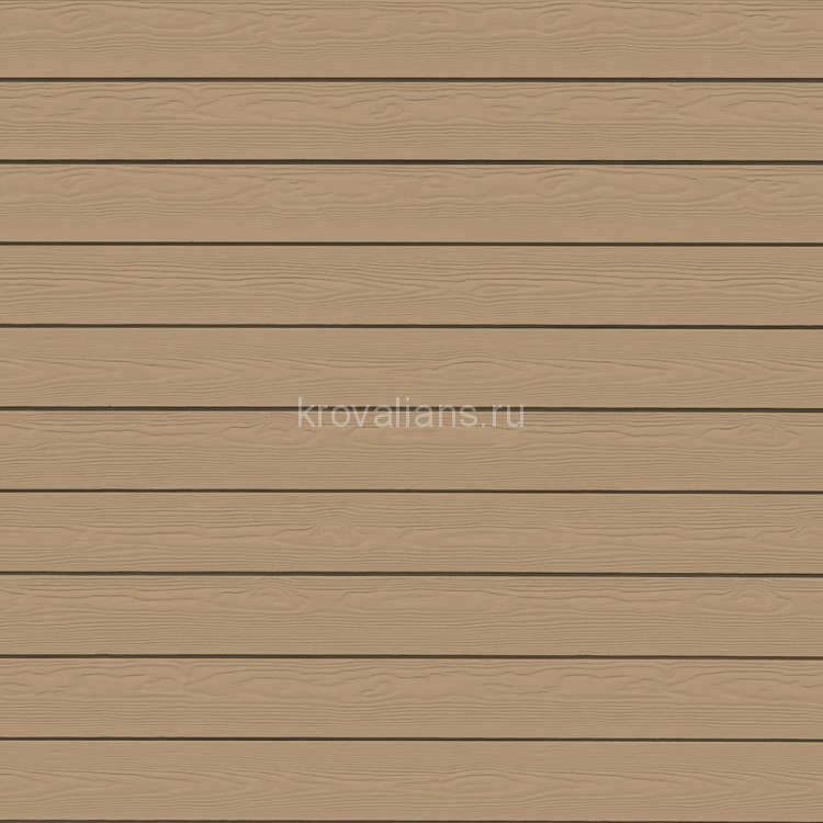 Фиброцементный сайдинг Cedral (Кедрал) Wood C11 Золотой песок 3600х190х10 /1 шт/