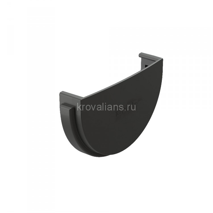 Docke STANDARD Заглушка желоба Серый (RAL 7024) 99 шт./уп.