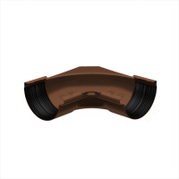Galeco STAL 124 120/90 Угол внутренний 135гр. RAL 8017 1шт/уп