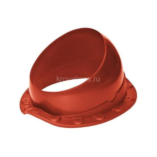 Проходной элемент Krovent Base-VT WAVE для МЧ (D125/150) Красный