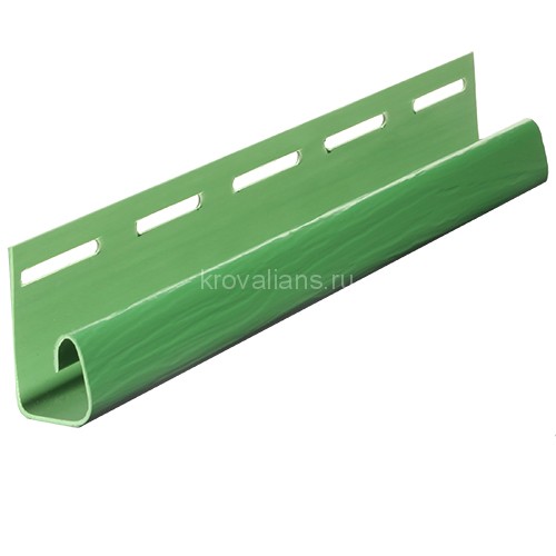 FineBer J-профиль Extra Acrylic зеленый 3,05м (40шт/уп)