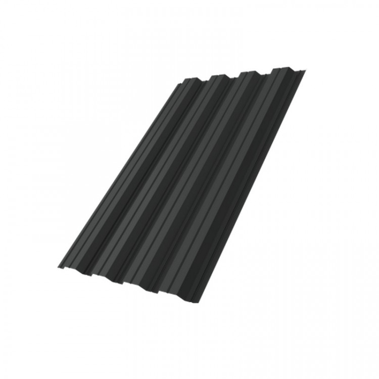 Профнастил HC44R Grand Line 0,5 Rooftop Matte RAL 7016 антрацитово-серый