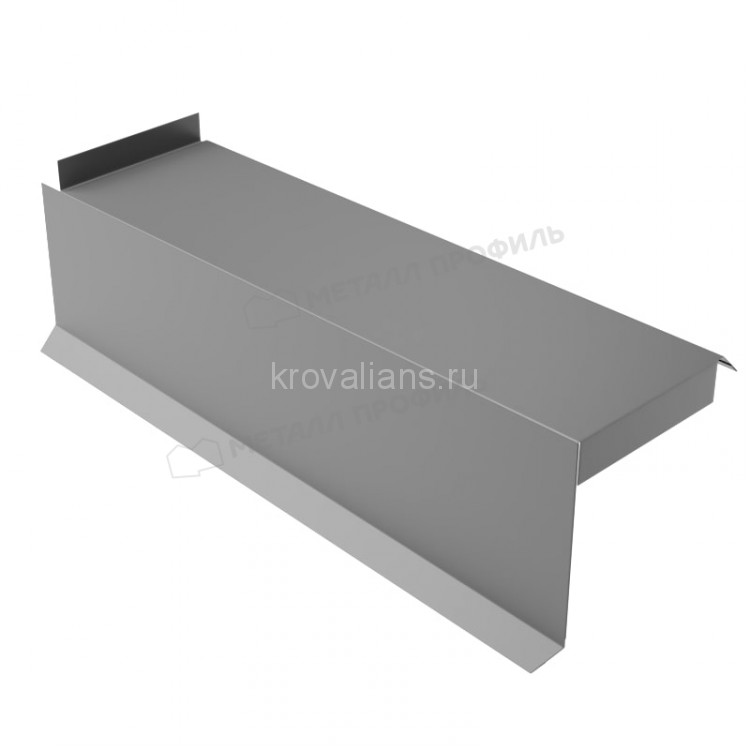 МеталлПрофиль Планка сегментная торцевая левая 350 мм (PURETAN-20-RR23-0.5) /1 шт/