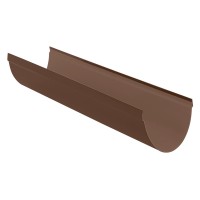 Желоб водосточный Альта-Профиль СТАНДАРТ 3м (Коричневый) /1 шт/
