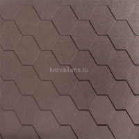 Гибкая черепица Katepal (Катепал) KL (Коричневый) /1 кв.м/