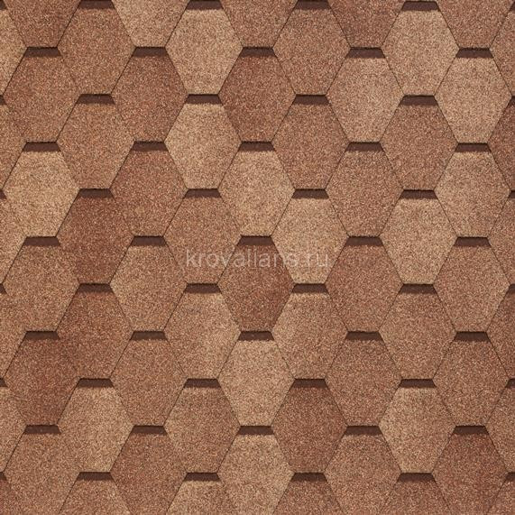 Гибкая черепица Tegola (Тегола) Nobil Tile ВЕСТ (терракота) /1 кв.м/