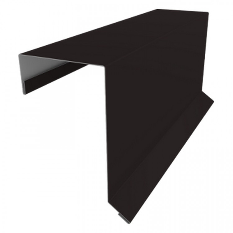 Планка торцевая кровельная фальц 65х97 0,5 Drap RAL 9005 черный (2м) Планка торцевая кровельная фальц 65х97 0,5 Drap RAL 9005 черный (2м)