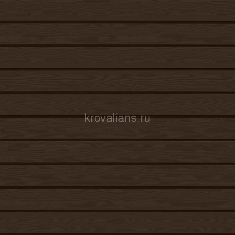 Фиброцементный сайдинг Cedral (Кедрал) Wood C21 Коричневая глина 3600х190х10 /1 шт/