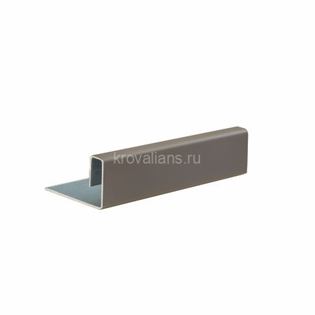 Конечный профиль 45/26/17 L=3м Алю Cedral (Кедрал) C60 Сумрачный лес /1 шт/