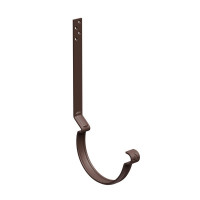 AS PUrus MATT 150/100 Крюк желоба удлиненный 230мм с компл. крепления (МУ), RAL 8017 Matt