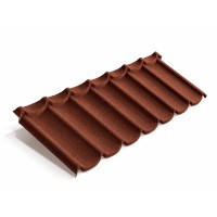 Композитная черепица Metrotile (Метротайл) MetroMistral (Кирпичный) /лист/