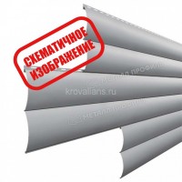 Сайдинг МеталлПрофиль Woodstock-28х330 (ECOSTEEL-01-Песчаник-0.5) /1 шт/