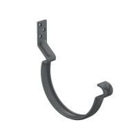 AS COMF PE 125/90 Крюк желоба короткий с компл. крепления (МУ), RAL9005 24 шт/уп