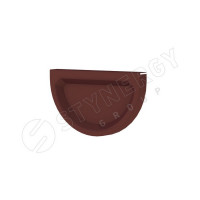 Stynergy 125/100 Заглушка желоба RAL 8017