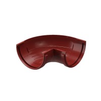 Docke STANDARD Угловой элемент желоба 90 внешний Красный (RAL 3005) 11 шт./уп.