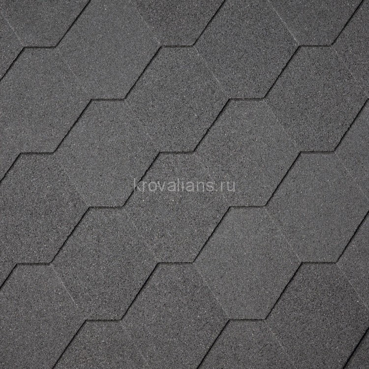 Гибкая черепица IKO ArmourShield (Black-01) /1 кв.м/