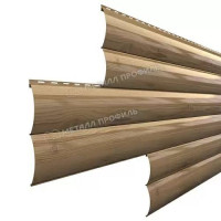 Сайдинг МеталлПрофиль Woodstock-28х330 (ECOSTEEL-01-Сосна-0.5) /1 шт/
