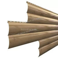 Сайдинг МеталлПрофиль Woodstock-28х330 (ECOSTEEL-01-Сосна-0.5) /1 шт/
