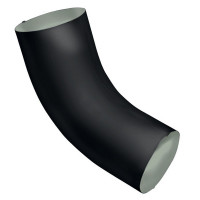 Optima 125/90 Колено 60 град Optima Matt 90мм RAL 9005
