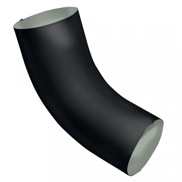 Optima 125/90 Колено 60 град Optima Matt 90мм RAL 9005