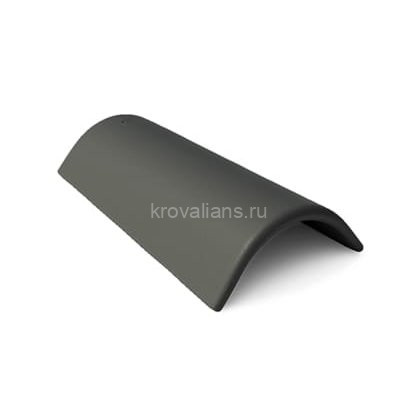 BRAAS Коньковая черепица Франкфурт черный БЕЗ ЗАЖИМА, 34 шт /паллет