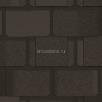 Гибкая черепица CertainTeed (Сертантид) BELMONT (Black Granite) /1 кв.м/