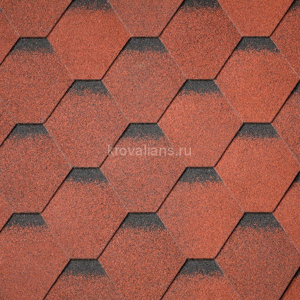 Гибкая черепица IKO ArmourShield (Tile Red Ultra-20) /кв.м/