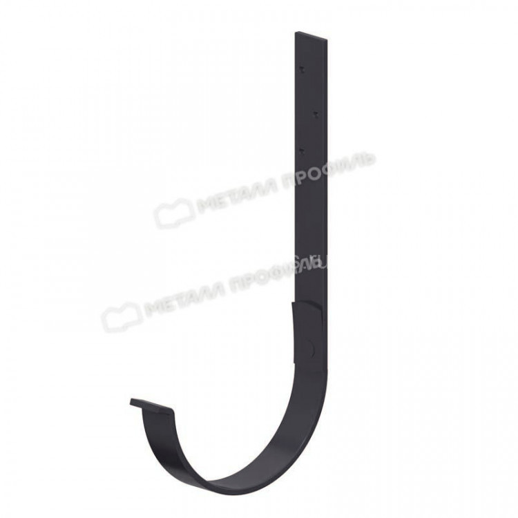 МП GS lite Держатель желоба, RAL 7024, графит D125x280