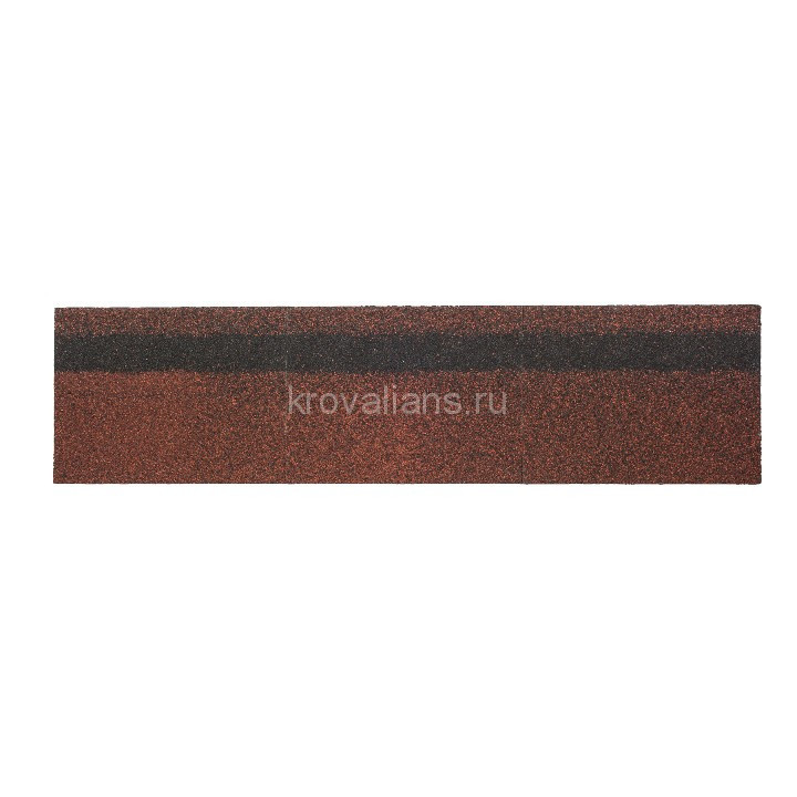Конек/Карниз Шинглас (Shinglas) 12х0,3/20х0,25 (Рубин) /1 уп/