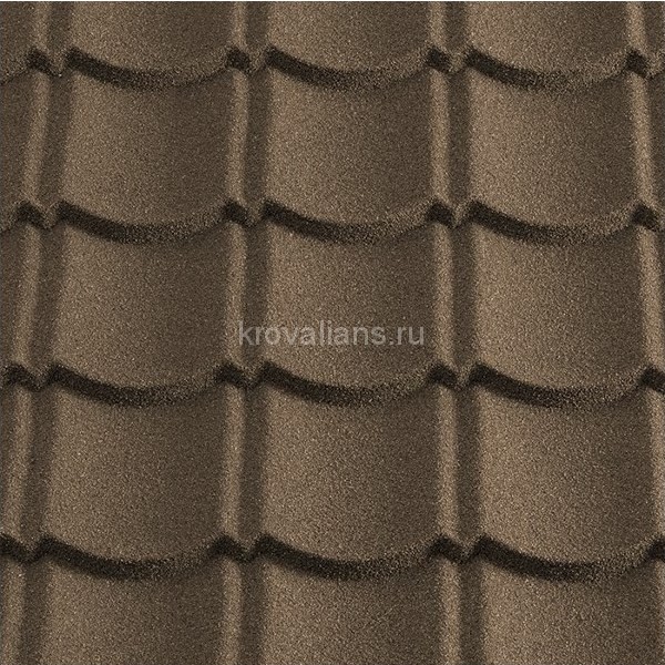 Композитная черепица Metrotile (Метротайл) Аквапан (Кофе) /лист/