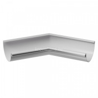 Docke STAL PREMIUM 125/90 мм Угол внутренний  135 гр Пломбир RAL7024 4шт/упак