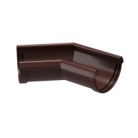 Docke LUX 140/100 мм Угловой элемент 135 гр Шоколад