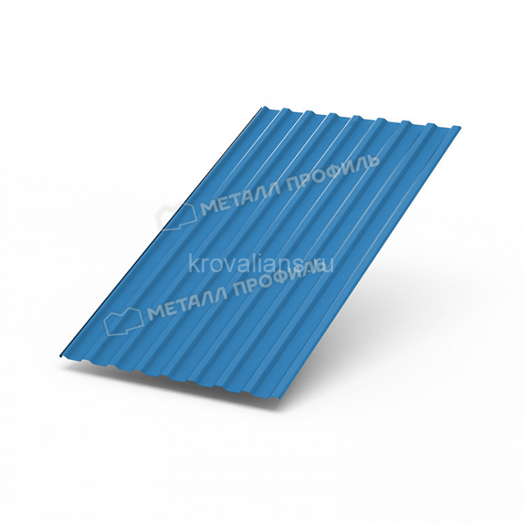 Профилированный лист Металл Профиль МП-20х1100-R (ПЭ-01-5012-0,45) /1 кв.м./
