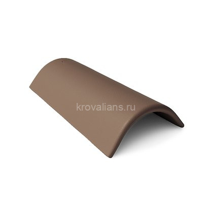 BRAAS Коньковая черепица Франк/Янт/Таунус т.-коричневый БЕЗ ЗАЖИМА, 34 шт /паллет