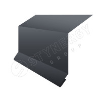 Планка примыкания в штробу 15х33х20х2000 Stynergy (Стинержи) (PURRUS PRO Matt-RAL7024-0.5)