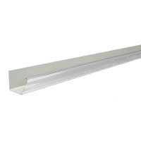 Vortex 127/102 Желоб прямоугольный 127мм PE RAL 9003 3м