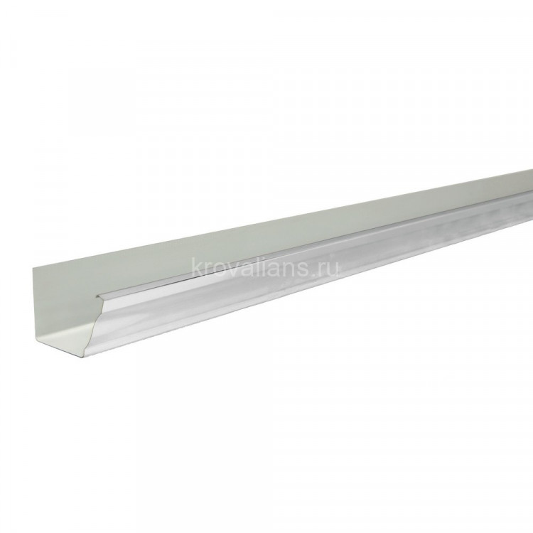 Vortex 127/102 Желоб прямоугольный 127мм PE RAL 9003 3м
