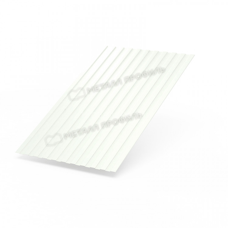 Профилированный лист Металл Профиль С-8х1150-A (ПЭ-01-9003-0,45) /1 кв.м./ Профилированный лист Металл Профиль С-8х1150-A (ПЭ-01-9003-0,45) /1 кв.м./