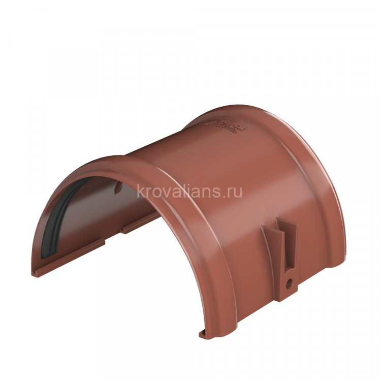 VERAT 125/82 Соединитель желоба, красный