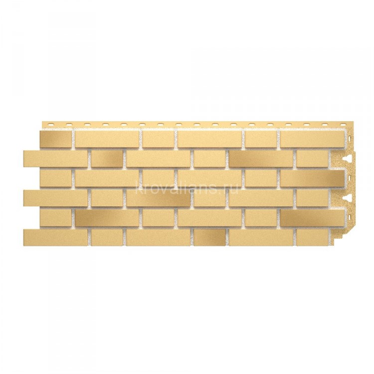Docke Flemish Standard Панель 1095х420 мм (0,46м2), Желтый жженый, 10шт/уп